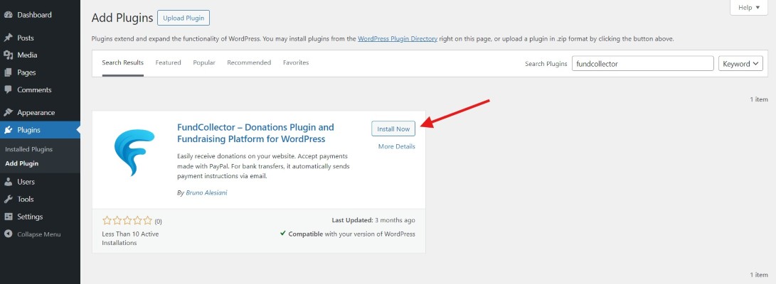 03 click on install now